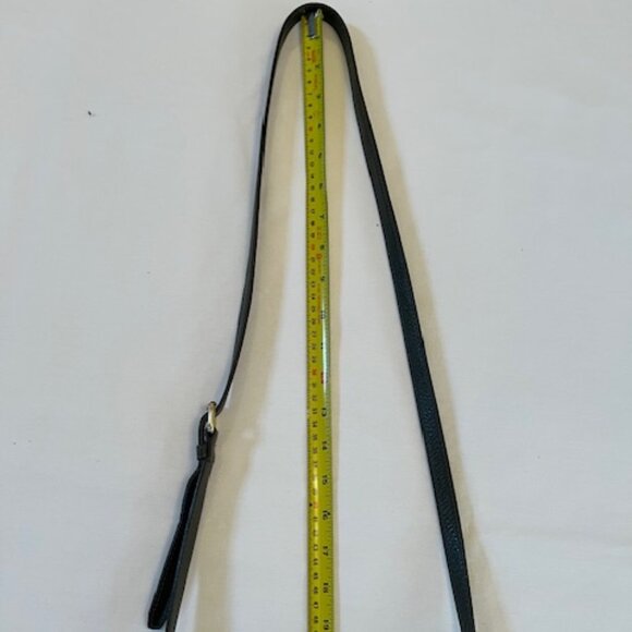 COLE HAAN | Zooey Crossbody Bag Dark Green Pebbled Leather-EUC - Picture 11 of 12